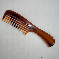 Vintage Tortoise Hair Comb Brush Used 7.5