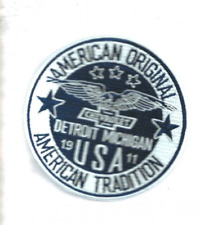 New 3 1/2 inch Chevrolet USA American Tradition Iron on patch  picture