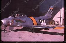 Sl86 Original Slide 1995 Airplane Military USAF Airplane “ The Huff “ f86f  484a picture
