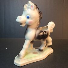 VINTAGE  Remple Ceramic Pony Horse 1950s Planter Nursery Decor Retro 8