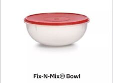 Tupperware New 26 cup / 6.2 L Classic Clear Large Fix N Mix Mixing Serving Bowl picture