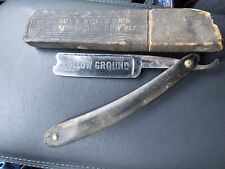 Rare Antique Straight Razor Wade & Butcher Patent Hollow Ground Sheffield  picture