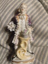 Antique Victorian Porcelain Figurine  Hand Painted Signed picture