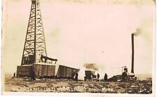Crazy Mountains Montana RPPC Van Duzen Oil Well 1910 MT  picture
