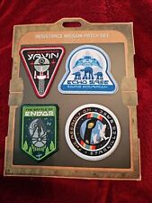 Disney Parks Star Wars Galaxy's Edge Resistance Mission Patch Removable Set of 4 picture