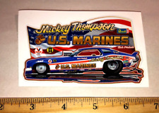 NHRA Drag Racing Mickey Thompson U.S. MARINES Pontiac Funny Car Sticker Decal picture