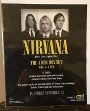 2004 NIRVANA “With The Lights Out” Album Release Excellent Color Print Ad (MH211 picture