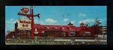 Oversized postcard Restaurant MA Massachusetts Saugus Red Coach Grill lantern picture