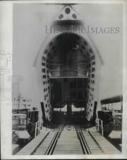 1931 Press Photo The SS Schwerin designed to carry between 18 & 30 railroad cars picture