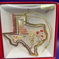 Nation's Treasures Genuine 24K Gold Finished Brass Ornament Texas Georgetown picture