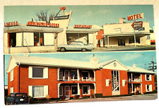 Arlington House Heights Illinois Motel Restaurant  60s Cars Multi-View -A47 picture