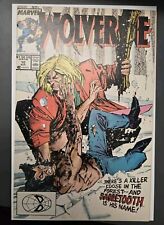 Wolverine #10 - 1st Sabretooth in Title 1st App Silver Fox - Marvel Key 1989 picture