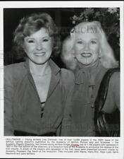 Press Photo Actress Lisa Donovan & Ginger Rogers at Hollywood Academy Event picture