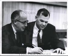 1960 Press Photo Harold Daniel and Robert Dumke, Milwaukee Journal Board members picture