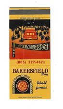 Bakersfield Inn - World Famous   Matchcover    Bakersfield, California picture