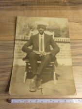 African American Boy/Teenager Siting In Chair Photograph picture