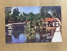 Postcard Silver Springs FL Florida River Lucky Tree Electric Glass Bottom Boats picture