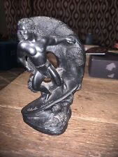 Vintage Surfer Surfing Man Figurine Art Made in Hawaii with Lava #290 CoCo Joe picture