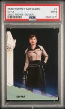 Qi’ra 2018 Topps Star Wars Solo Movie Silver PSA 9 Mint #2 picture