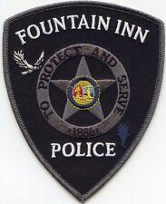 FOUNTAIN INN SOUTH CAROLINA To Protect And Serve POLICE PATCH picture