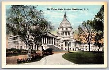 The United States Capitol Washington DC Goverment Building UNP Postcard picture