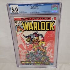 Warlock #10 CGC 5.0 (O/W)  Marvel Comics 1975 Bronze Age picture