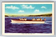 Akron OH-Ohio, Portage Lakes Boating Vintage Souvenir Postcard picture