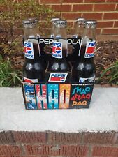 1992-93 Shaq Attaq Paq 6 Pack Pepsi Bottles w/ Carrier Extremely Rare See Detail picture