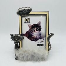 Now is The Time My Cat 3.5” x 5” Silver Cat Themed Photo Frame picture