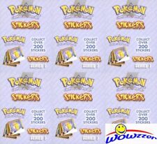 (6) 1999 Artbox POKEMON Factory Sealed 30 Pack Mint Sticker Box- 25 Years old picture