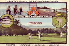 BEAUTIFUL NEW BRUNSWICK CANADA UNSPOILED PROVINCE-BY-THE-SEA Travel Bureal card picture