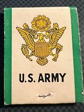 VINTAGE MATCHBOOK - U.S. ARMY - CAMP PICKET - SHOPPING CENTERS - UNSTRUCK picture