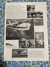 Vintage 1963 Cessna 210 Airplane Print Ad picture