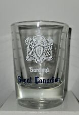 Barclay's Royal Canadian Shot Glass 2 1/2 oz. Bar Measuring Glass Double-Shot picture