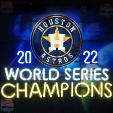 New Houston Astros 2022 World Series Champions HD ViVid Neon Sign 24
