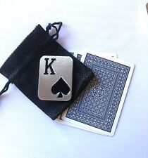 King Of Spades Poker Card Guard Protector, With Storage Bag picture