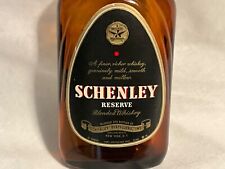 Schenley Reserve Whiskey Vintage 1950's Era, Empty,  Broken Red Tax Strip, Pint  picture