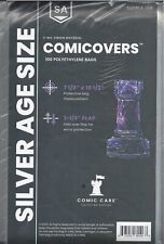 Comic Care Silver Comic Polyethylene Bags 7-1/8