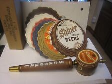 Shiner Oktoberfest Tap Handle 12.5 Inch With Shiner Beers Guide ALL NEW picture
