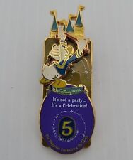 2005 DISNEY WDW HAPPIEST CELEBRATION ON EARTH 5 DAYS TO GO DONALD PIN LE 1500 picture