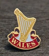 Country Of Wales In Western United Kingdom UK Harp Design Souvenir Lapel Pin picture