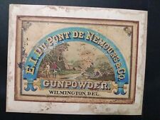 1900s DuPont Gun Powder Advertising AGED Looks Old  8.5 By 11 In. picture