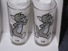 2 NOS Vintage Pepsi Character Glass 1970's TOM (From Tom & Jerry) picture