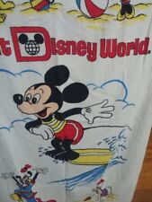 Vintage Walt Disney World Productions Cannon Mickey Mouse Beach Towel Sz 30x38
