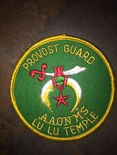 Provost Guard Aaonms Lu Lu Temple Patch Clothing Badge Collectible picture