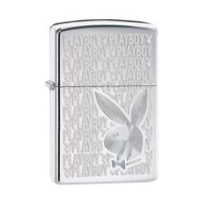 Zippo High Polish Chrome Playboy Lighter, 28545 picture