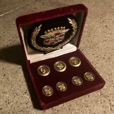 Cadillac Service Gold Buttons in Velvet Case picture