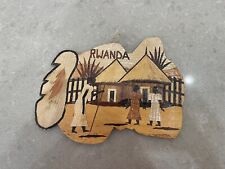 Africa Rwanda Handcrafted Wood Wall Plaque picture