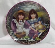 Chantal Poulin 'Life's Greatest Treasure' Sisters Decorative Ceramic Plate 1996 picture
