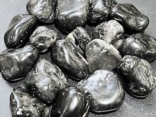 Bulk Wholesale Lot 1 Kilo (2.2 LBs) Tumbled Black Tourmaline Polished Stones picture